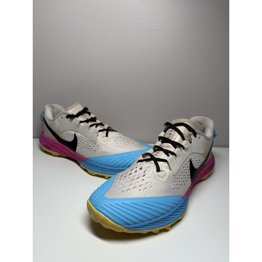 Nike Zoom Terra Kiger 5 Women's Trail Running Shoes Orewood Pink Blue‎ - Size 7